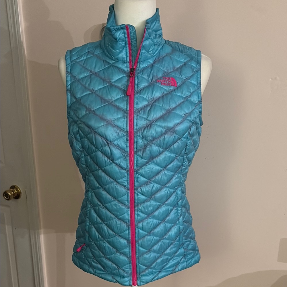 The North Face Women's Blue Quilted Vest